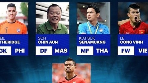 afc honored vietnamese striker le cong vinh as asean legend