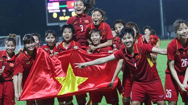 vietnam women football top in asean