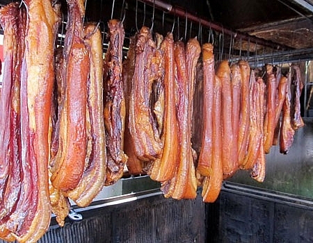 Smoked pork: A unique, tasteful specialty from north Vietnam