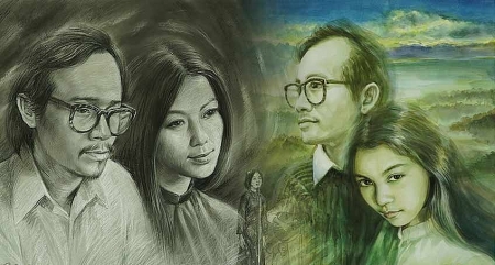 Painting exhibition about late composer Trinh Cong Son opens online
