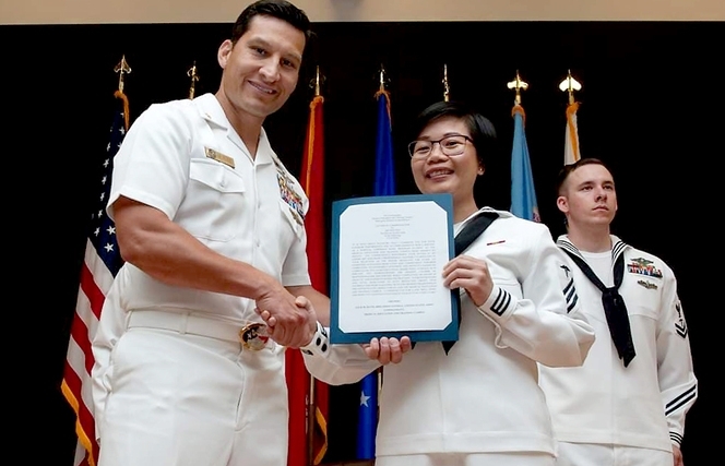 amazing vietnamese medic joins us navy