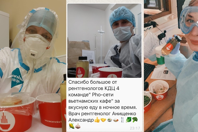 vietnamese in russia give free pho to covid 19 doctors