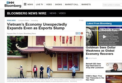 5450 bloomberg vietnamese economy