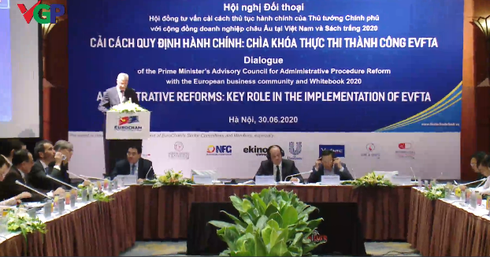 2732 vietnamese government dialogue european business community evfta