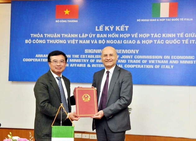 vietnam and italy established a new joint commission on economic cooperation