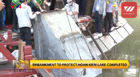 Embankment to protect Hoan Kiem Lake to be completed