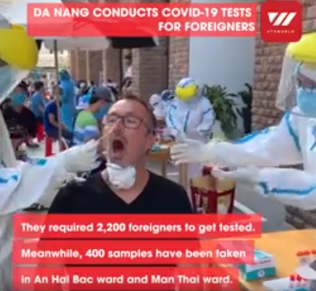 Video: Thousands of foreigners in Da Nang tested for Covid-19