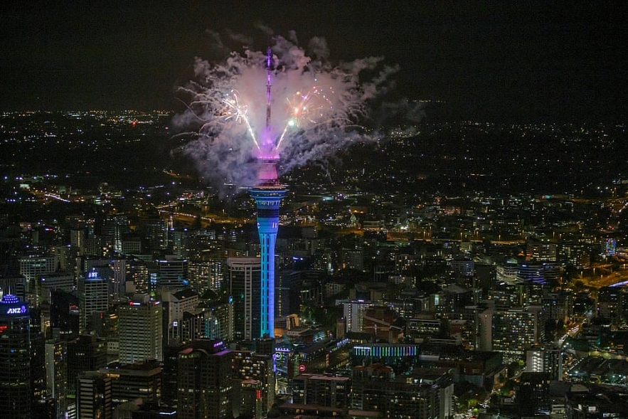 In photos: New Year's Eve around the world with pandemic controlling muting celebrations