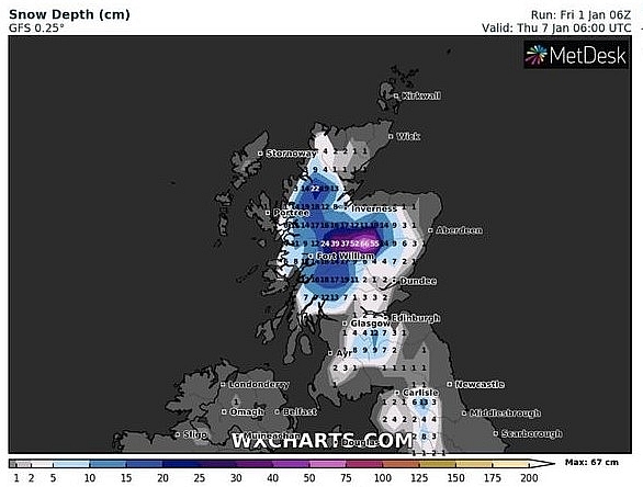 UK and Europe weather forecast latest, January 3: Brutal freezing air to blast the UK with significant snow and harsh frost