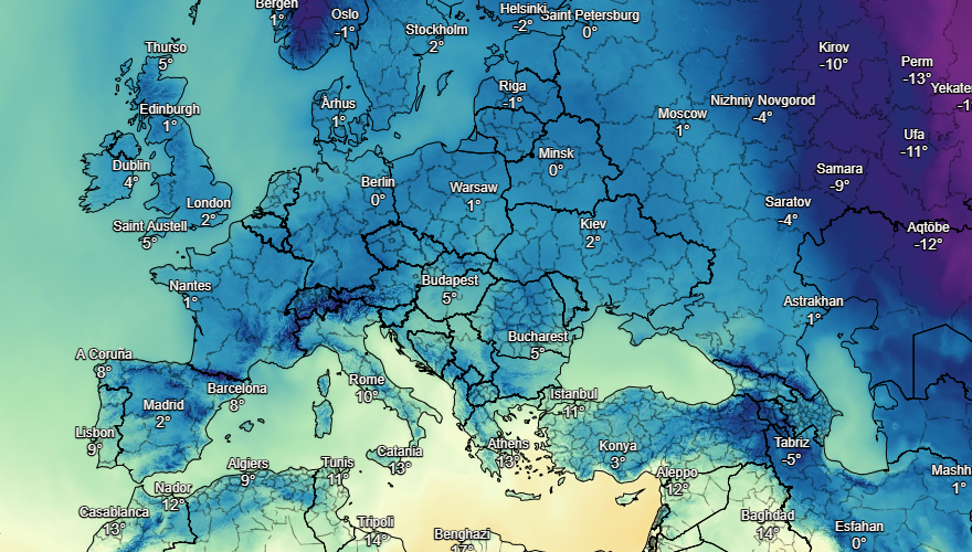 UK and Europe weather forecast latest, January 3: Brutal freezing air to blast the UK with significant snow and harsh frost