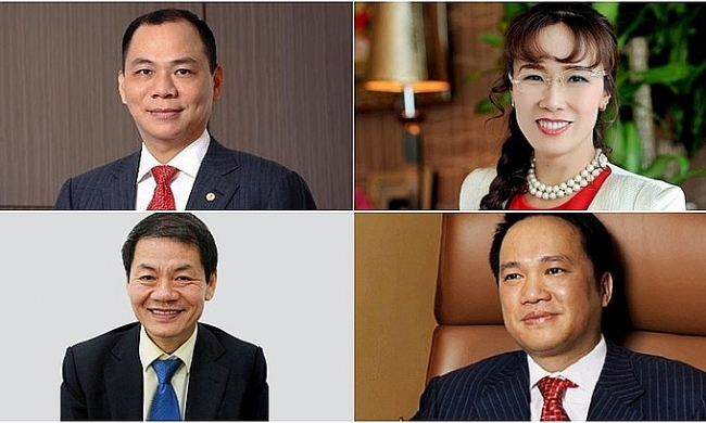 How the wealth of top Vietnamese billionaires fluctuates in a year