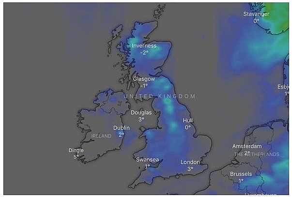 UK and Europe weather forecast latest, January 4: Heavy rain, cold air to batter with snow and wintry conditions throughout Europe