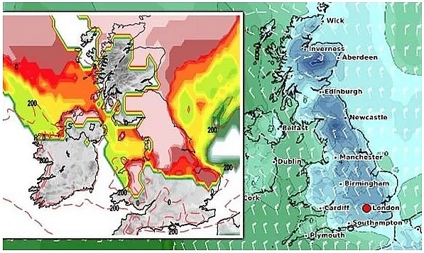 UK and europe weather forecast latest, january 8: ferocious arctic blast to cover the uk with heavy snow as temperatures plummet