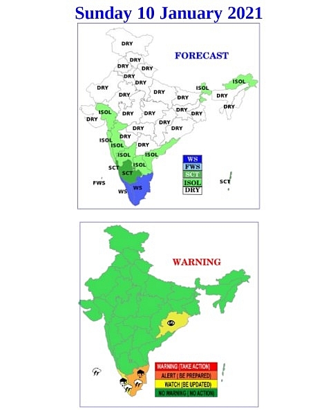 India weather forecast latest, January 10: Minimum temperatures fall as cold wave to be back