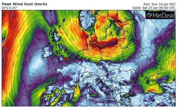 UK and Europe weather forecast latest, January 12: Milder but colder in far north in the UK with rain then heavy snow strikes