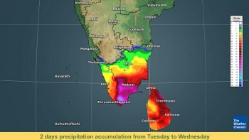 india weather forecast latest january 13 widespread rain covers tamil nadu kerala as the country braces for cold wave
