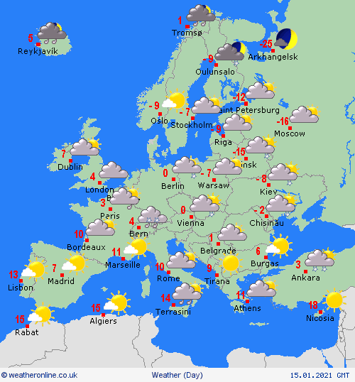 UK and Europe weather forecast latest, January 15: Snow warnings issued as icy blast sweep the UK