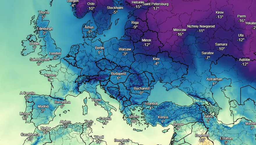 UK and Europe weather forecast latest, January 15: Snow warnings issued as icy blast sweep the UK