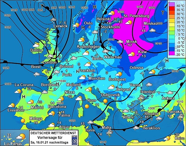 UK and Europe weather forecast latest, January 16: Snow showers to sweep across the UK