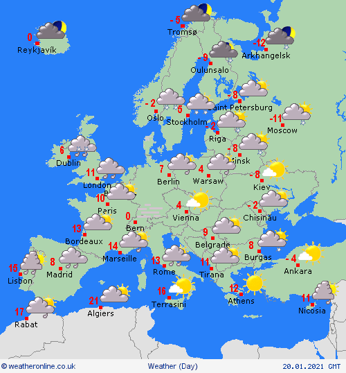 UK and Europe daily weather forecast latest, January 20: Heavy snow to hit with wintry conditions across the UK