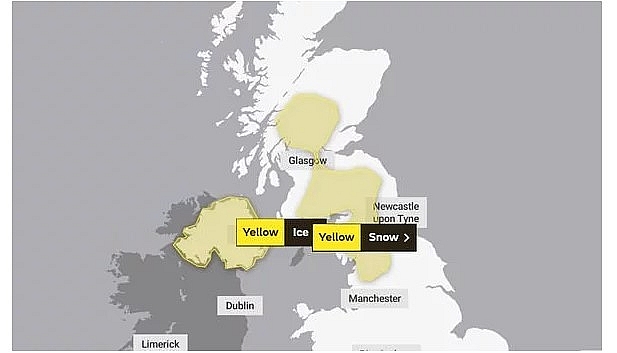 UK and Europe daily weather forecast latest, January 26: Warnings for heavy sleet and snow as ice blast to hit the UK