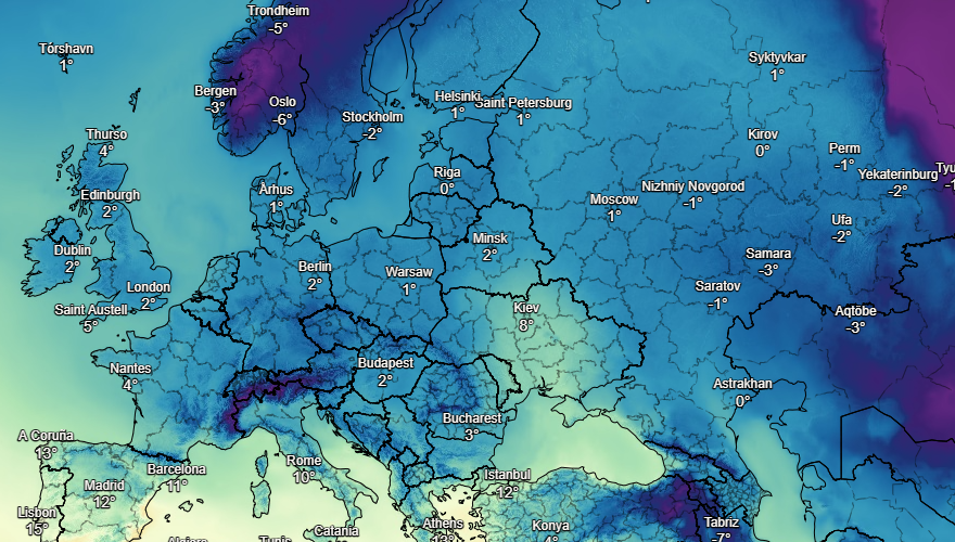 UK and Europe daily weather forecast latest, January 26: Warnings for heavy sleet and snow as ice blast to hit the UK