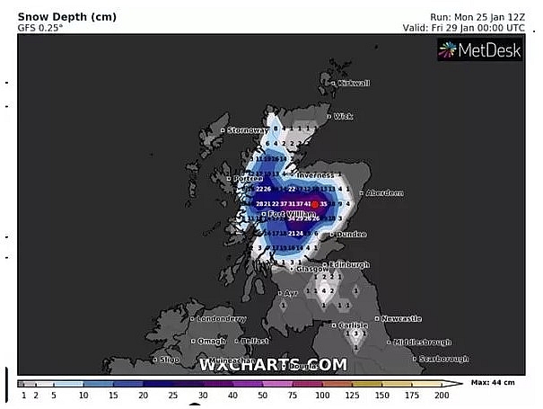 UK and Europe daily weather forecast latest, January 27: Wall of snow to cover Britain while temperatures expected to plunge