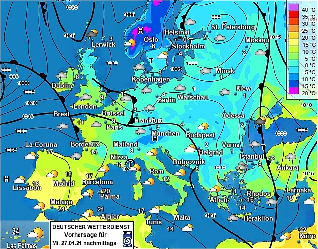 UK and Europe daily weather forecast latest, January 27: Wall of snow to cover Britain while temperatures expected to plunge