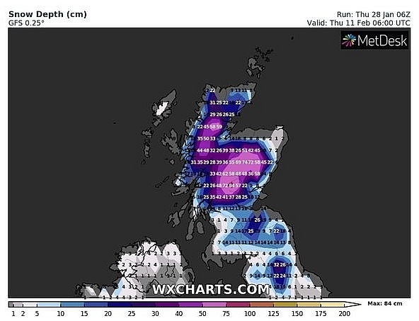 UK and Europe daily weather forecast latest, January 30: Deep freeze and more unprecedented heavy snowfall to brace for Britain