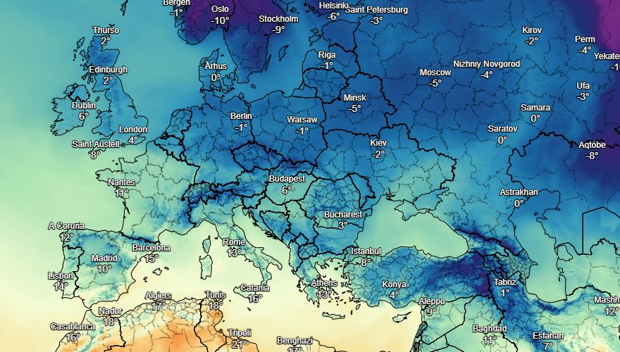 UK and Europe daily weather forecast latest, January 31: Heavy snow to sweep Britain as a brutal Icelandic freeze strikes