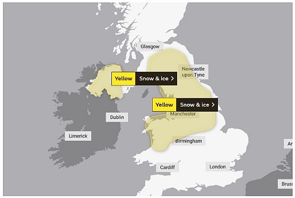 UK and Europe daily weather forecast latest, February 2: Torrents of snow to blanket much of the UK as temperatures remain low