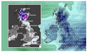 uk and europe daily weather forecast latest february 2 torrents of snow to blanket much of the uk as temperatures remain low