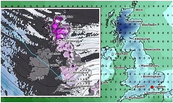 UK and Europe daily weather forecast latest, February 6: Icy weather moves across the UK while temperatures plummet to sub zero levels