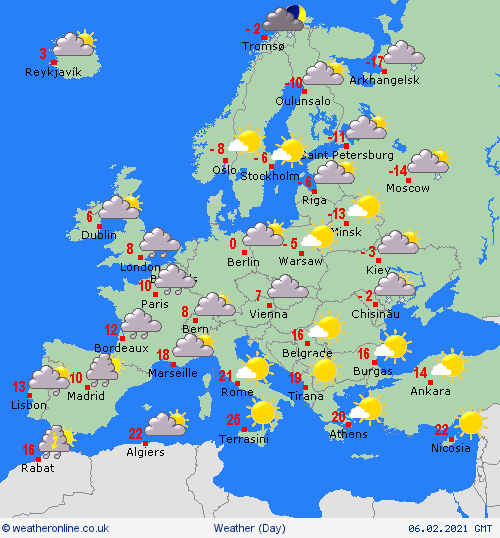 UK and Europe daily weather forecast latest, February 6: Icy weather moves across the UK while temperatures plummet to sub zero levels