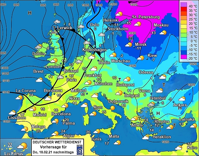 UK and Europe daily weather forecast latest, February 18: Freezing temperature warnings in Britain after weeks of warm weather