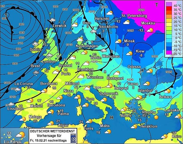 UK and Europe daily weather forecast latest, February 19: Gales and heavy rain to hit as temperatures rise