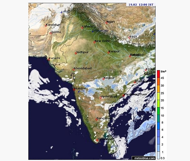 India daily weather forecast latest, February 19: Scattered rains and thunderstorms to cover Maharashtra, Telangana, Kerala