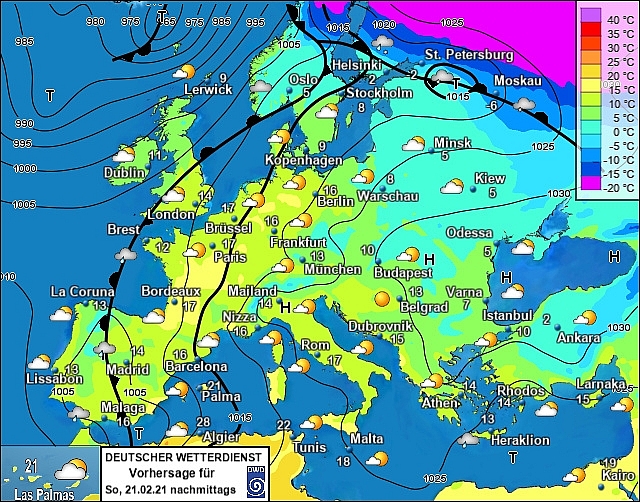 UK and Europe daily weather forecast latest, February 21: Strong winds, heavy rain engulf large parts of the UK as temperatures continue to soar