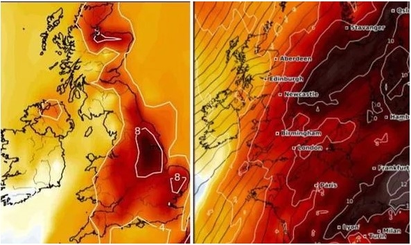 UK and Europe daily weather forecast latest, February 25: Plenty of sunshine with a few showers in the North West of the UK