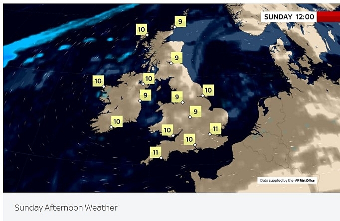 UK and Europe daily weather forecast latest, February 28: A sunny weekend with mild temperatures in the UK before freezing air to hit