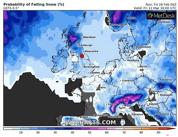 UK and Europe daily weather forecast latest, February 28: A sunny weekend with mild temperatures in the UK before freezing air to hit