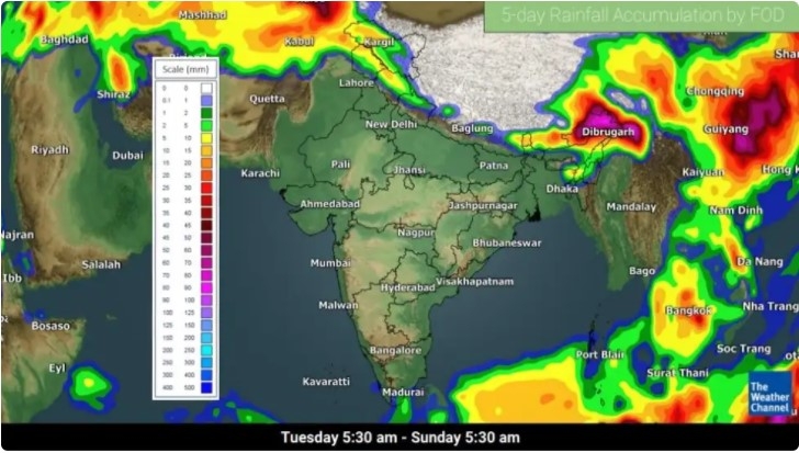 India daily weather forecast latest, March 3: Isolated rains and thunderstorms to cover Assam, Ladakh, Sikkim