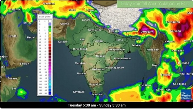 India daily weather forecast latest, March 3: Isolated rains and thunderstorms to cover Assam, Ladakh, Sikkim