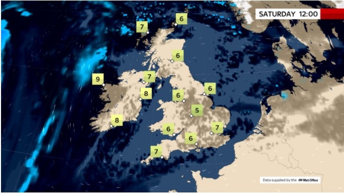 UK and Europe daily weather forecast latest, March 6: Fine conditions in the UK with sunny spells for most after a frosty start