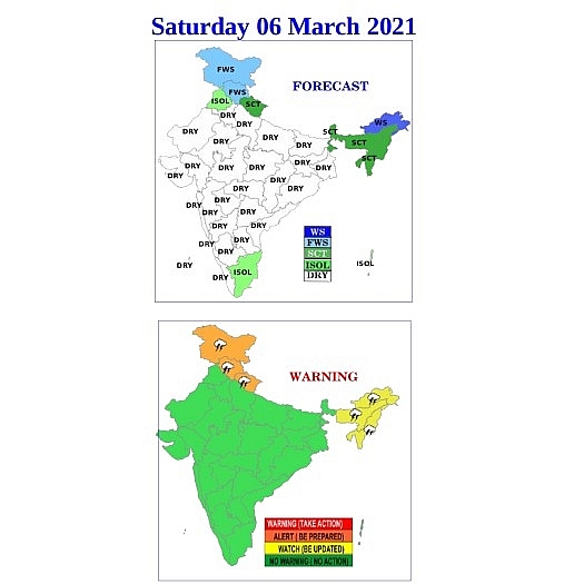 India daily weather forecast latest, March 6: Dry weather to prevail over Kerala and Lakshadweep