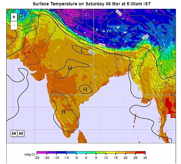 India daily weather forecast latest, March 6: Dry weather to prevail over Kerala and Lakshadweep