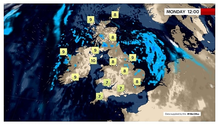 UK and europe daily weather forecast latest, march 8: cloudy with rain at times for some parts in the uk