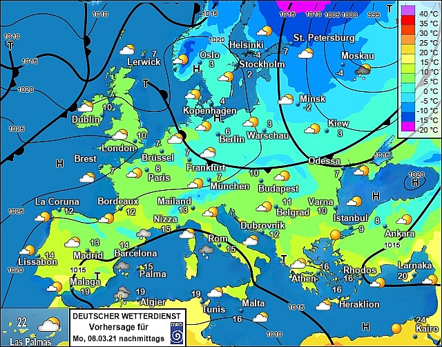 UK and europe daily weather forecast latest, march 8: cloudy with rain at times for some parts in the uk