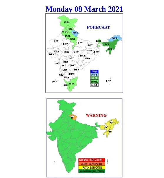 India daily weather forecast latest, March 8: Warm and sunny weather to cover most parts of the country