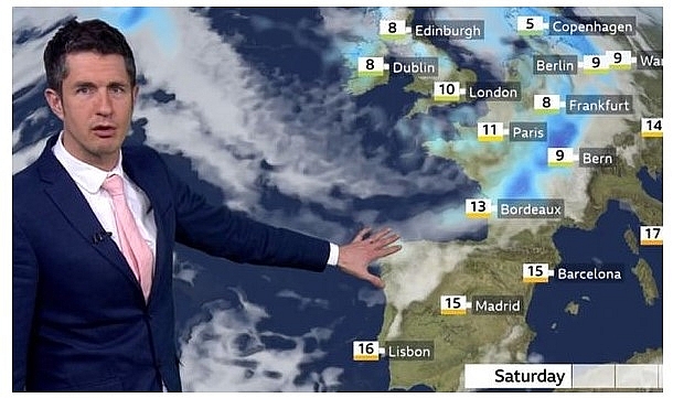 UK and europe daily weather forecast latest, march 13: windy through the weekend with further heavy showers in britain